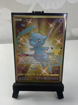 Mew 025/025 Celebrations Secret Rare Holo Pokemon TCG Card English 2021 - Image 1