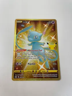 Mew 025/025 Celebrations Secret Rare Holo Pokemon TCG Card English 2021 - Image 2