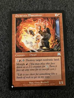 Magic The Gathering MTG - Dwarven Blastminer - The List Reprints - Image 1