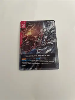 Bandai Improved Technique 6003-109 Command R 6003 Gundam War TCG Card - Image 1