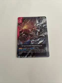 Bandai Improved Technique 6003-109 Command R 6003 Gundam War TCG Card - Image 2