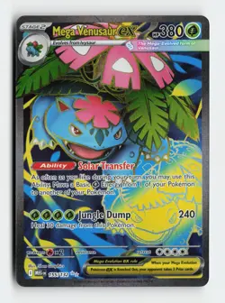 Mega Venusaur ex 155/132 ME01: Mega Evolution Holo Ultra Rare Pokemon Card - Image 1