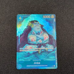 One Piece Jinbe P-030 Promo Cards Holo Character 5000 Power Cost 4 Bandai - Image 1