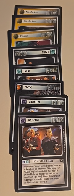 Star Trek CCG 1997 STAR TREK FIRST CONTACT 29-Card Lot Excellent Condition - Image 2