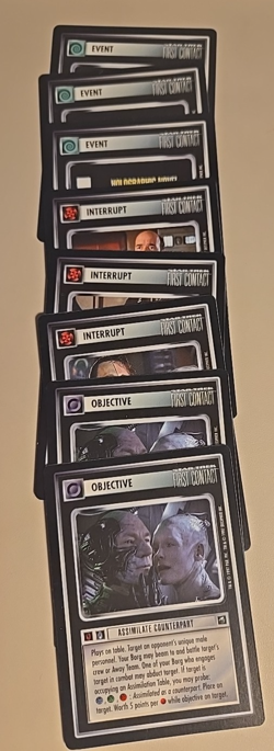 Star Trek CCG 1997 STAR TREK FIRST CONTACT 29-Card Lot Excellent Condition - Image 3