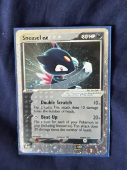 Sneasel ex Holo 103/109 Pokemon Card Nintendo English 2003 - Image 1