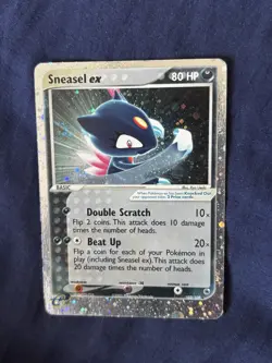 Sneasel ex Holo 103/109 Pokemon Card Nintendo English 2003 - Image 2