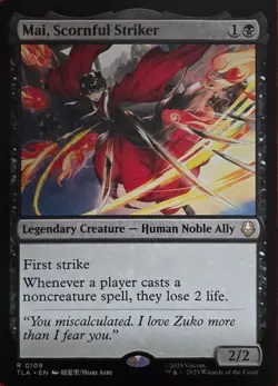 Wizards of the Coast MTG Mai, Scornful Striker TLA 0109 Rare Regular EN 2025 - Image 1