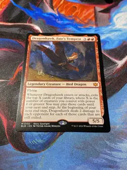 Dragonhawk, Fate's Tempest Bloomburrow Mythic MTG 132 - Image 1