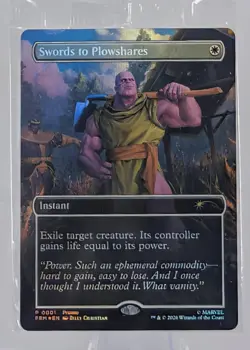 Magic the Gathering MTG Swords to Plowshares (Foil) (PSA Promo) (Sealed) - Image 1