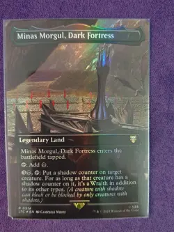 Minas Morgul, Dark Fortress (Borderless) [LTC - 514] - NM [Foil] TCG MTG - Image 1