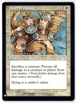 Martyr's Cause PLST 13 Magic: The Gathering UC NM - Image 1