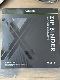 Vault X Black 1st Edition 12 Pocket Zip Binder Brand New - Image 1
