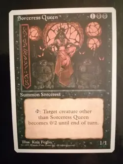 MtG - Sorceress Queen (Fourth Edition) 4th - Image 1