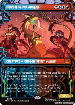 North Wind Avatar (Showcase) MTG Teenage Mutant Ninja Turtles Mythic Foil NM ... - Image 1
