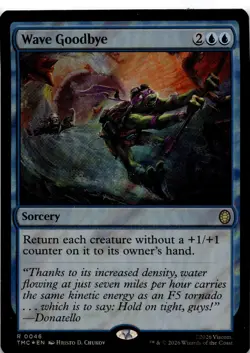 Wave Goodbye (Surge Foil) MTG Commander: Teenage Mutant Ninja Turtles Rare NM... - Image 2