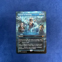 Season of Weaving (Borderless) Bloomburrow Regular NM - Image 1