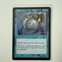 1x Signed Squeeze Mercadian Masques Light Play, English FREE SHIPPING - Image 1