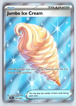 JUMBO ICE CREAM 109/086 ME04: CHAOS RISING POKEMON LP - Image 1