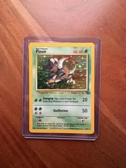 Pokemon TCG Pinsir Jungle 9/64 Holo Unlimited Holo Rare - Image 1