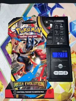 (VERY HEAVY) 32.73g Pokemon TCG Mega Evolution Sleeved Booster Pack (SEALED)✅ - Image 1