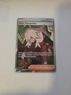Pokemon TCG Az’s Tranquility Trainer Card Full Art Chaos Rising - Image 1