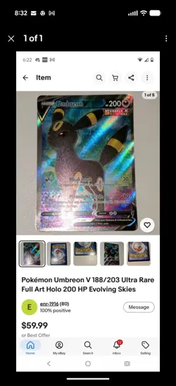 Pokemon Gardevoir & Sylveon GX 130/214 AND Umbreon V 188/203 - Image 5