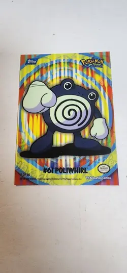 2000 Topps Pokemon TV Poliwhirl #61 Stick-Ons Sticker 3 of 10 - Image 1