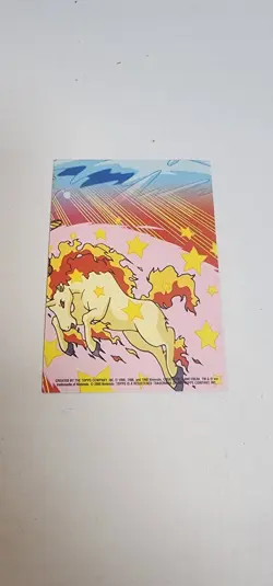 2000 Topps Pokemon TV Animation Stick-Ons #1 Of 10 Wartortle - Image 2