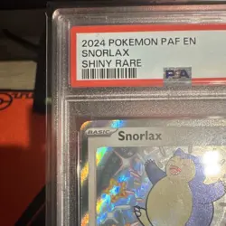 2024 Pokemon SV Paldean Fates Snorlax 202/091 Shiny Rare Holo PSA 10 EN - Image 3