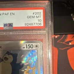 2024 Pokemon SV Paldean Fates Snorlax 202/091 Shiny Rare Holo PSA 10 EN - Image 4