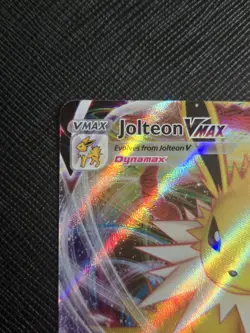 Pokemon TCG Jolteon VMAX Full Art Holo SWSH Evolving Skies 51/203 LP - Image 3