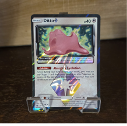 Pokemon TCG Ditto Prism Star Prism Rare Holo 154/214 SM Lost Thunder EN - Image 1