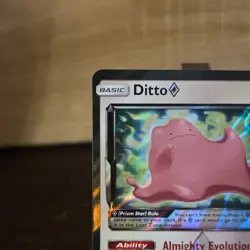 Pokemon TCG Ditto Prism Star Prism Rare Holo 154/214 SM Lost Thunder EN - Image 2