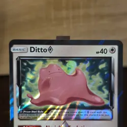 Pokemon TCG Ditto Prism Star Prism Rare Holo 154/214 SM Lost Thunder EN - Image 3