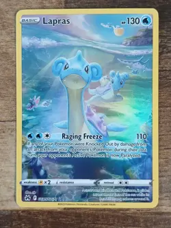 Lapras GG05/GG70 Holo Crown Zenith Galarian Gallery Pokemon NM - Image 1