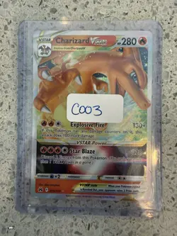 Pokemon TCG Charizard VSTAR 019/159 SWSH Crown Zenith Holo Ultra Rare NM C003 - Image 4