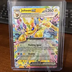 💎Pokemon 💠TCG Pokemon Jolteon ex Jolteon Double Rare Holo 030/131 - Image 1