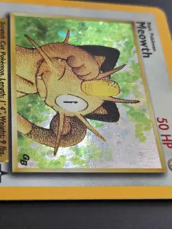 Vintage Pokemon Meowth Holo #10 Game Boy Black Star Promo NM - Image 3