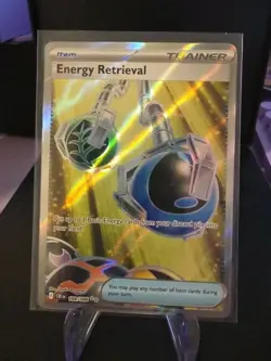 Pokemon TCG Energy Retrieval Trainer-Item Full Art Holo Ultra Rare 108/086 - Image 1