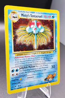 Pokemon TCG Misty's Tentacruel 10/132 - Gym Heroes Holo Swirl - Image 2