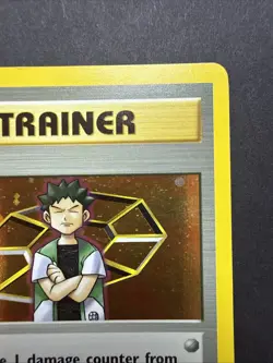 Brock HOLO 15/132 Gym Heroes Trainer VINTAGE 2000 Pokemon - Image 3