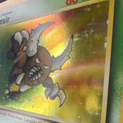 Pokemon TCG Pinsir 9/64 Jungle Unlimited Holo Rare 60 HP No Set Symbol Error - Image 3