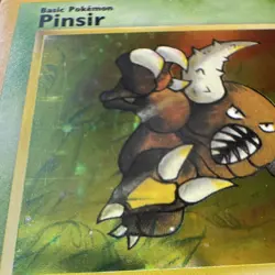 Pokemon TCG Pinsir 9/64 Jungle Unlimited Holo Rare 60 HP No Set Symbol Error - Image 4