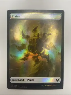 MTG FOIL Plains 250 Full Art - Theros Beyond Death #250-NM - Image 1