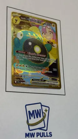 Pokemon Iono's Bellibolt EX 188/159 Sv09: Journey Together Hyper Rare Holo TCG - Image 2