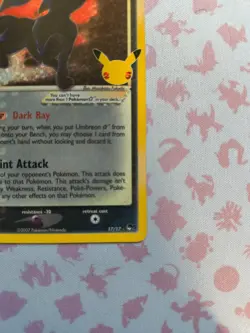 ☄Pokemon TCG Celebrations Classic Umbreon Star 17/17 Holo 25th Anniversary M/NM - Image 3
