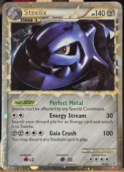 🌀 Swirled Steelix Holo Ultra Rare Prime Edition 2010 87/95 Pokemon TCG - Image 1