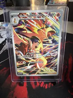 The Pokemon Company Ethan's Typhlosion 190/182 Sv10 Full Art Holo Rare ENG - Image 1