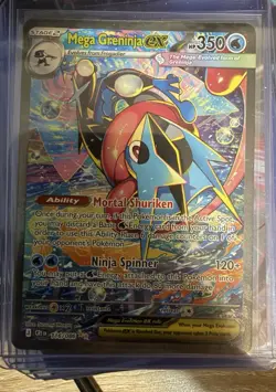 Pokemon TCG Mega Greninja ex 116/086 EX Full Art Holo SAR HP 350 - Image 1